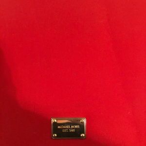 Red Michael Kors 13" Laptop Case